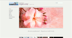 Desktop Screenshot of floristeriaesbaladre.com